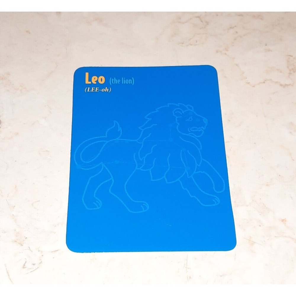 Vintage 1999 Stargo Game Replacement Piece LEO The Lion CARD
